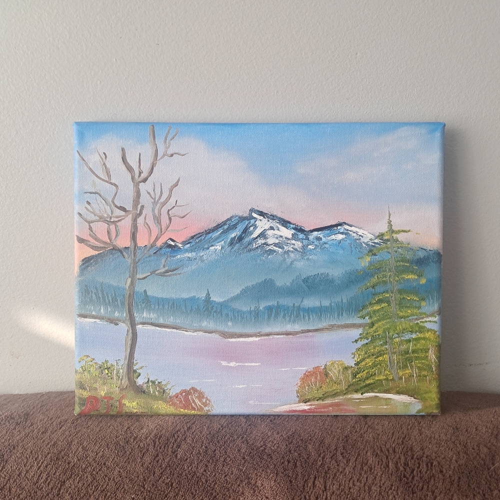 Hand Painted Canvas Oil Paint Landscape